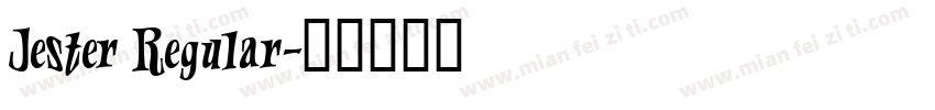 Jester Regular字体转换